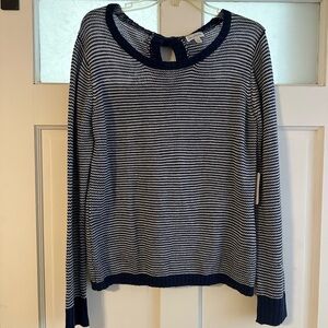 Charming Charlie Nautical Chic Sweater in Blue and White